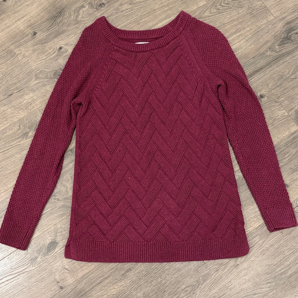Sonoma Women’s Cable-Knit Sweater - Size Medium - Purple - NWOT!!  sweaters tops